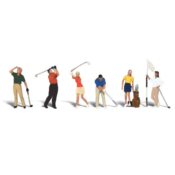 Woodland Scenics #1907 - Golfers- HO Scale