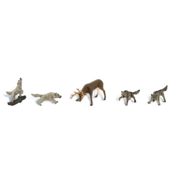 Woodland Scenics #1942 - Wildlife Standoff - HO Scale