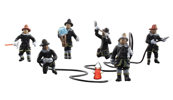 Woodland Scenics #1961 - Rescue Firefighters - HO Scale