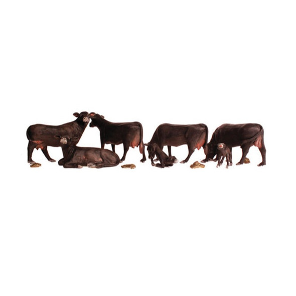 Woodland Scenics #2217 - Black Angus Cows - N Scale