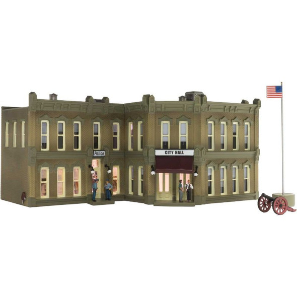 Woodland Scenics 4930 - Municipal Building - Built-&-Ready Landmark Structure   - N Scale