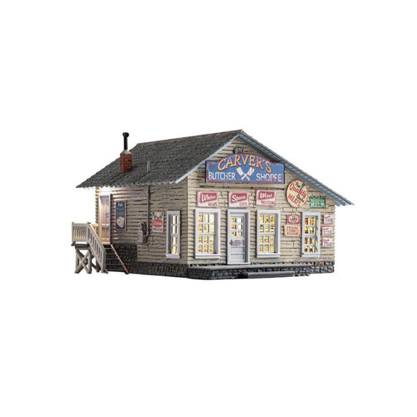 Woodland Scenics 5068 - Carver's Butcher Shoppe    - HO Scale