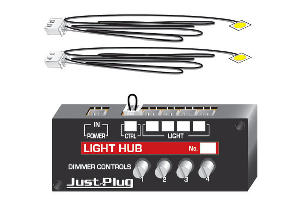 Woodland Scenics JP5700 - Lights and Hub Set - Warm White