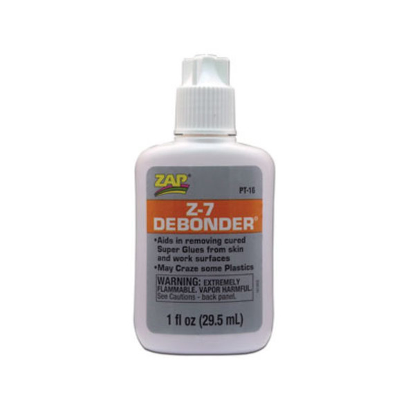Zap 439 / PT-16 - Z-7 & Debonder Debonding Agent for CA Adhesives -- 1oz  29.6mL   -