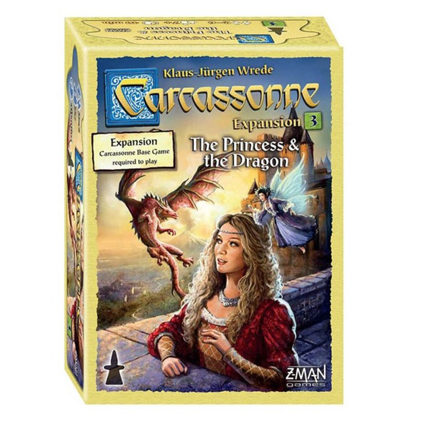 Z-Man Games ZM7813 - Carcassonne Expansion 3: The Princess & The Dragon