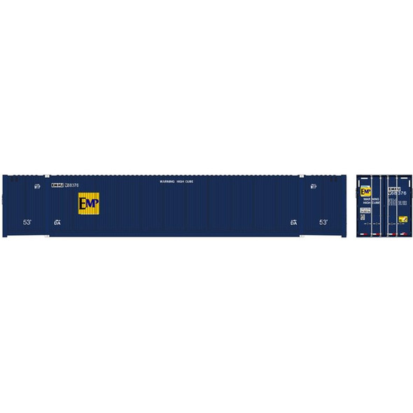 Atlas 50005946 - 53' Containers - EMP (Ex-FEC) Set #1 EMP 968376, 968384, 968399 - N Scale