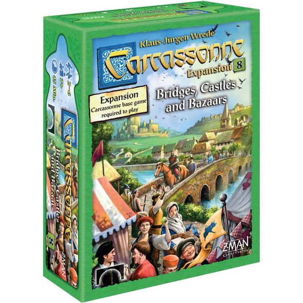 Z-Man Games 7818 - Carcassonne Expansion 8: Bridges, Castles & Bazaars