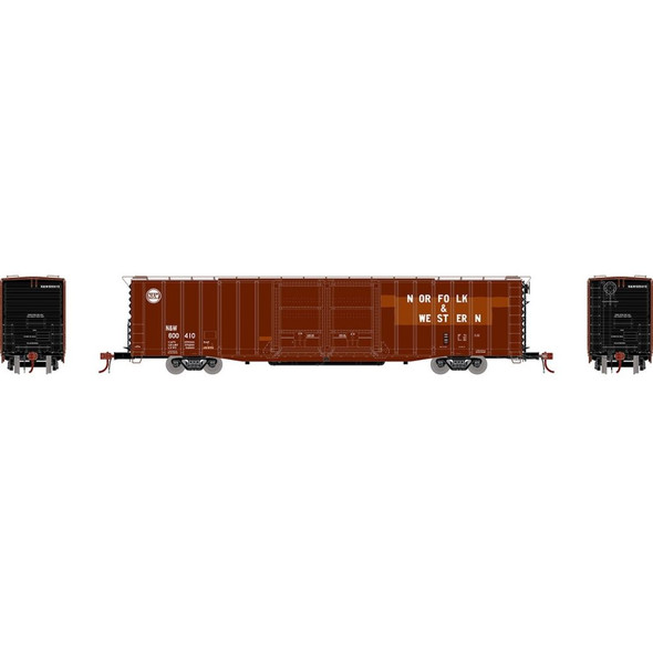 Athearn Genesis 75911 - 60' PS Autopart Boxcar  Norfolk & Western (N&W) 600429 - HO Scale