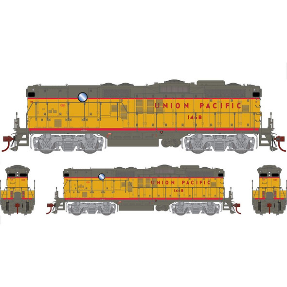 Athearn Genesis 82241 - EMD GP9B  Union Pacific (UP) 146B - HO Scale