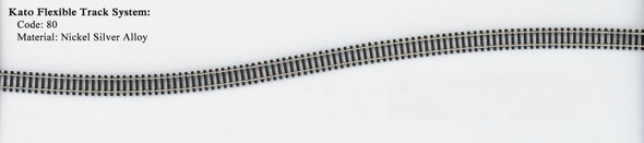 Kato 21-000 - 808mm 31.8 inch Flex Track (10pcs)    - N Scale