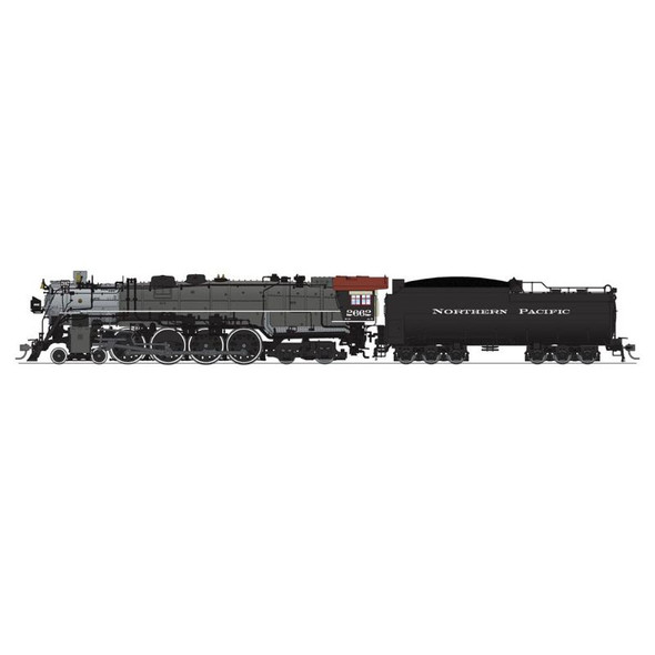 Broadway Limited 6964 - A-3 4-8-4, Post-1947, Gray Boiler, Paragon4 Sound/DC/DCC, Smoke w/ DCC & Sound Northern Pacific (NP) 2662 - HO Scale