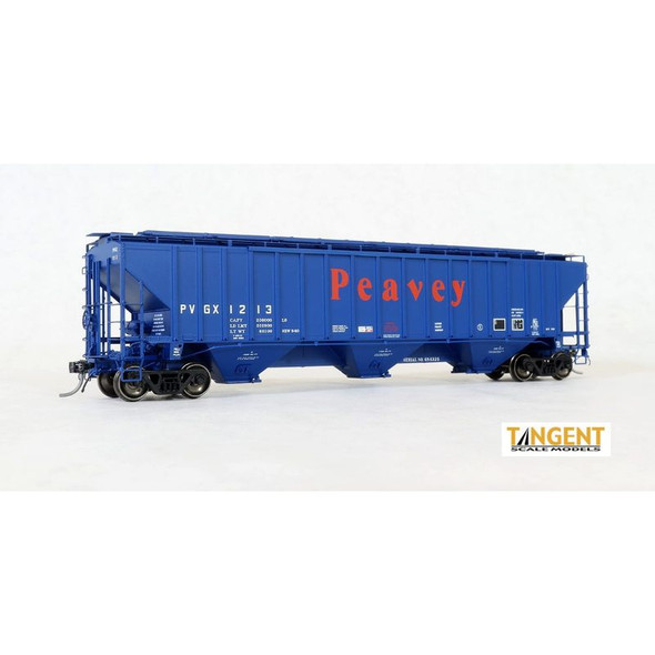 Tangent Scale Models 20064-01 - “Peavey Delivery 5-1980” PS4750 Covered Hopper  Peavey (PVGX) 1213 - HO Scale