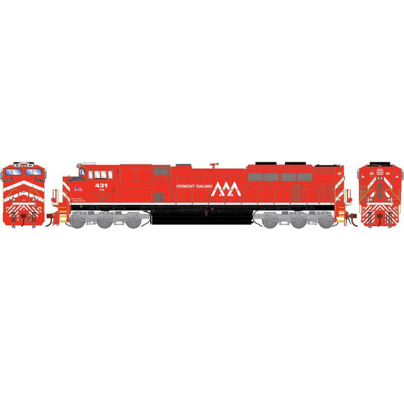 Athearn Genesis 70678 - EMD SD70M-2 w/ DCC & Sound Vermont Railway (VTR) 431 - HO Scale