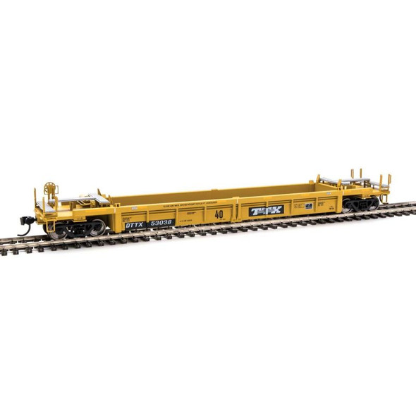 Walthers Mainline 910-8414 - Thrall Rebuilt 40' Well Car TTX (DTTX) 53249 - HO Scale