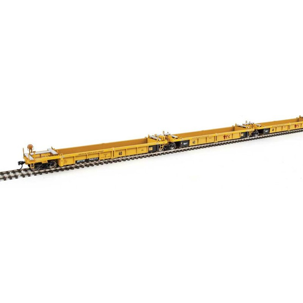 Walthers Mainline 910-55654 - Thrall 5-Unit Rebuilt 40' Well Car TTX (DTTX) 748781 - HO Scale