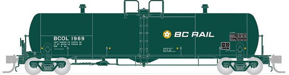 Rapido 53501201 - Procor 20K gal Tank Car: BC Rail Company Service BC Rail (BCOL) 1962 - N Scale