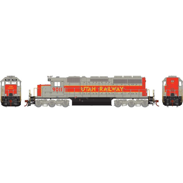 Athearn RTR 72153 - EMD SD40M-2 w/ DCC & Sound Utah Railway (UTAH) 9011 - HO Scale