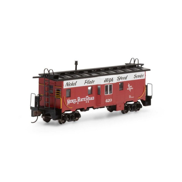 Athearn Roundhouse 90194 - Bay Window Caboose Nickel Plate Road (NKP) 420 - HO Scale
