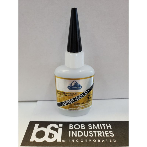 Bob Smith Industries 126 - SUPER-GOLD+ Gap Filling Odorless Foam Safe CA 1/2 oz  -