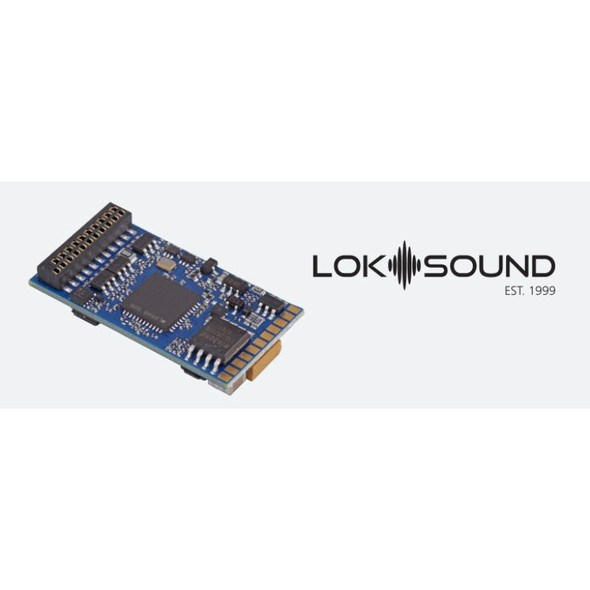 ESU 58449 - LokSound 5 DCC/MM/SX/M4 "blank decoder", 21MTC "MKL", with speaker 11x15mm  - HO Scale