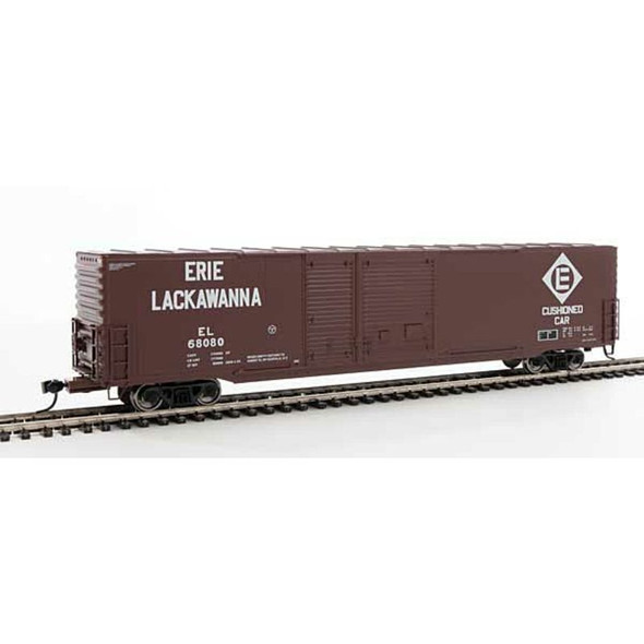Walthers Mainline 910-3207 - 60' Pullman-Standard Auto Parts Boxcar (10' and 6' doors) - Ready to Run Erie Lackawanna (EL) 68080 - HO Scale
