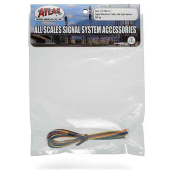Atlas 70 000 051 - Signal Attachment Cable, Dual 4 pin Harness DIY Set