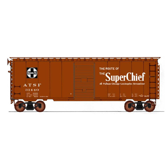 InterMountain 45432-05 - 40' PS-1 Boxcar Atchison, Topeka and Santa Fe (ATSF) 31440 - HO Scale