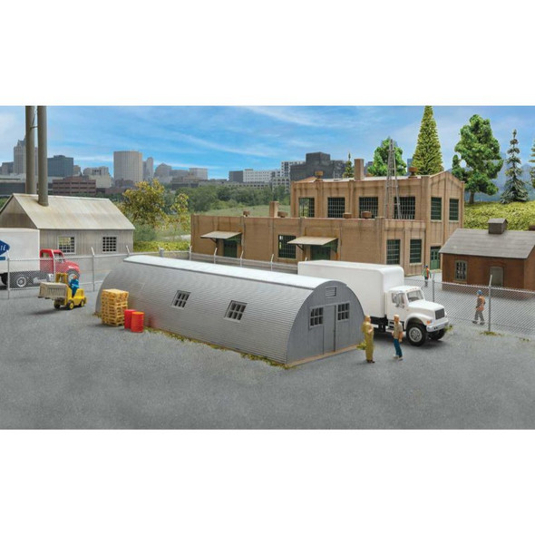 Walthers Cornerstone 933-3560 - Quonset Hut  - HO Scale Kit