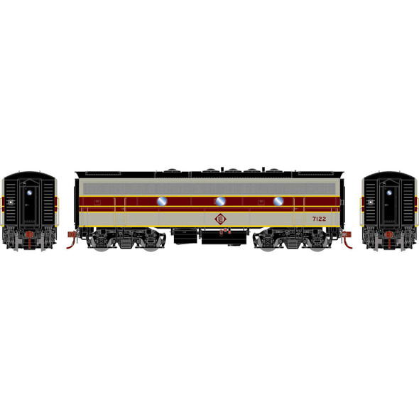 Athearn Genesis 19356 - EMD F7B Erie Lackawanna (EL) 7122 - HO Scale