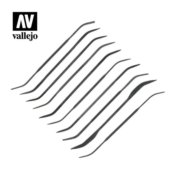 Vallejo T03003 - Curved File Set (x10)  - Multi Scale