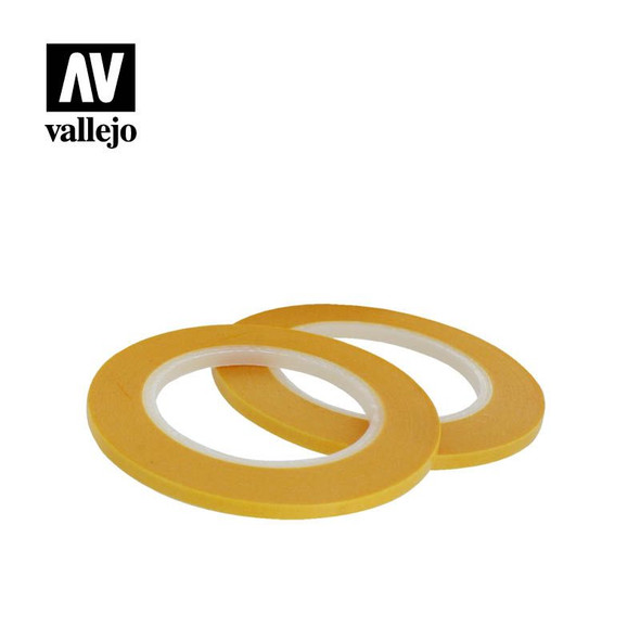 Vallejo T07004 - Masking Tape 3mm x 18m Twin pack  - Multi Scale
