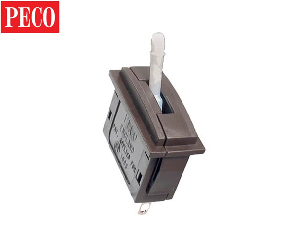 PECO PL-26W - Passing Contact Switch (White Lever) for Turnout Motors  - Multi Scale