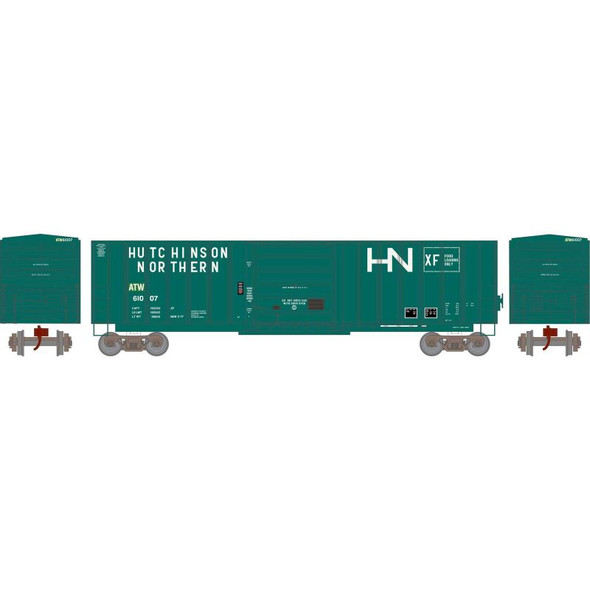 Athearn 22366 - 50' SIECO Boxcar Hutchinson Northern (ATW) 61007 - N Scale