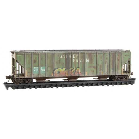 Micro-Trains Line 09944340 - 3-bay Covered Hopper - Weathered SIRX 475068 - N Scale