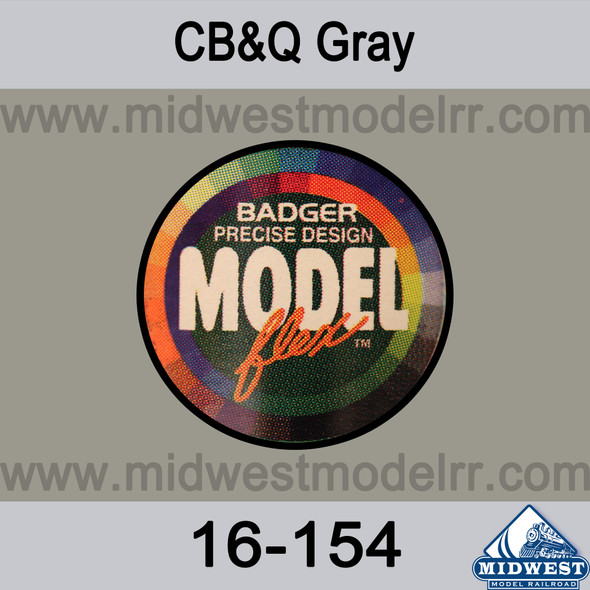 Badger MODELflex Paint - 16-154 CB&Q Gray