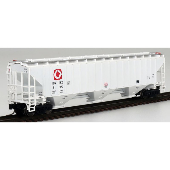 InterMountain 653115-01 - PS 4750 CU FT 3 Bay Rib-Sided Hopper North American Chemicals (DGHX) 3030 - N Scale