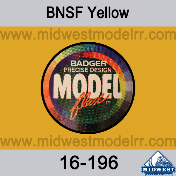 Badger MODELflex Paint - 16-196 BNSF Yellow