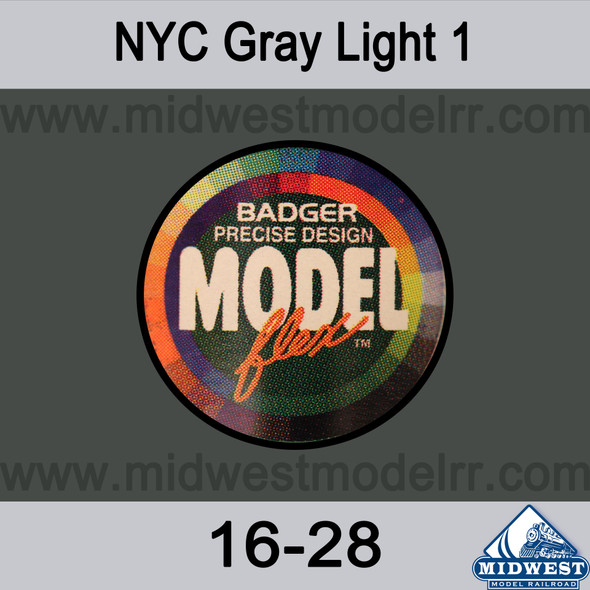 Badger MODELflex Paint - 16-28 NYC Gray Light 1