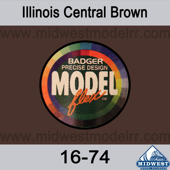 Badger MODELflex Paint - 16-74 Illinois Central Brown