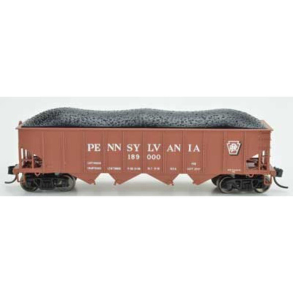 Bowser 38121 - H21 4-Bay Coal Hopper Pennsylvania (PRR) 189212 - N Scale