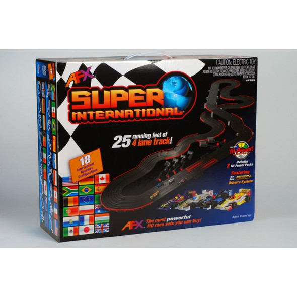 AFX Racing 21018 - Super International (MG+) Set 25' - HO Scale