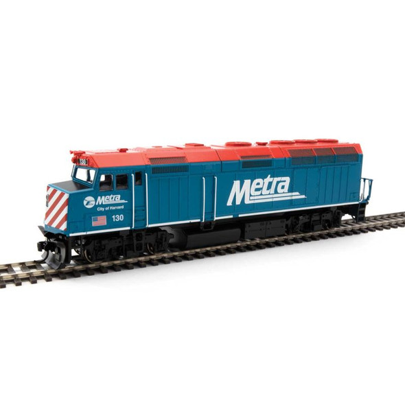 Walthers Mainline 910-19474 - EMD F40PH w/ DCC & Sound Metra (METX) 130 - HO Scale
