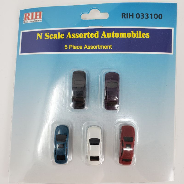 Rock Island Hobby 033100 - Autos (5) - N Scale