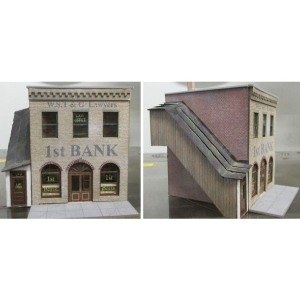 RslaserKits 2067 - First Bank - HO Scale Kit