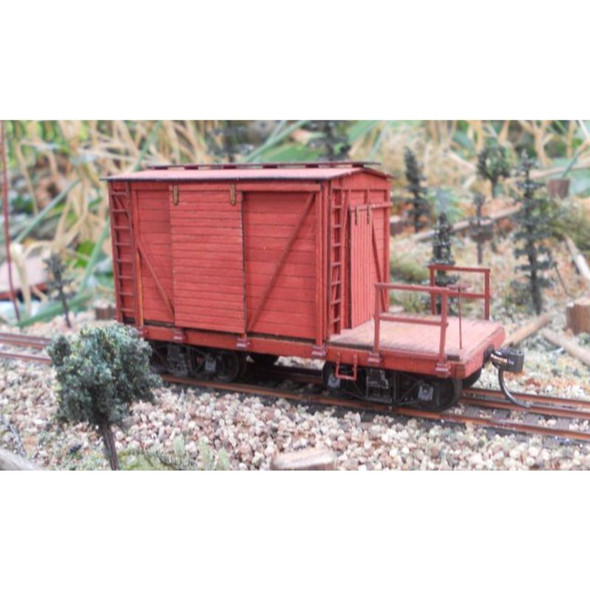 RslaserKits 2453 - 24 ft MOW/Logging Caboose - HOn3 - HO Scale Kit