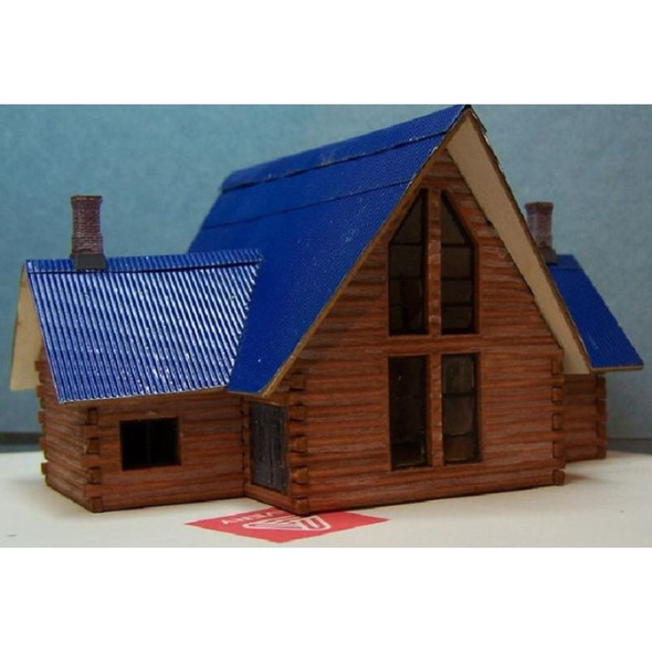 RslaserKits 3015 - Log Lodge - N Scale Kit