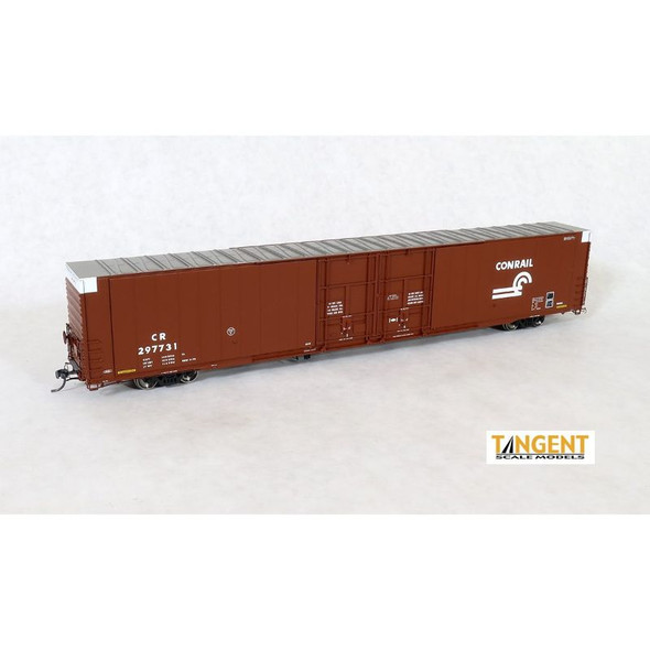 Tangent Scale Models 25041-03 - Greenville 86′ Double Plug Door Box Car Conrail (CR) 297743 - HO Scale