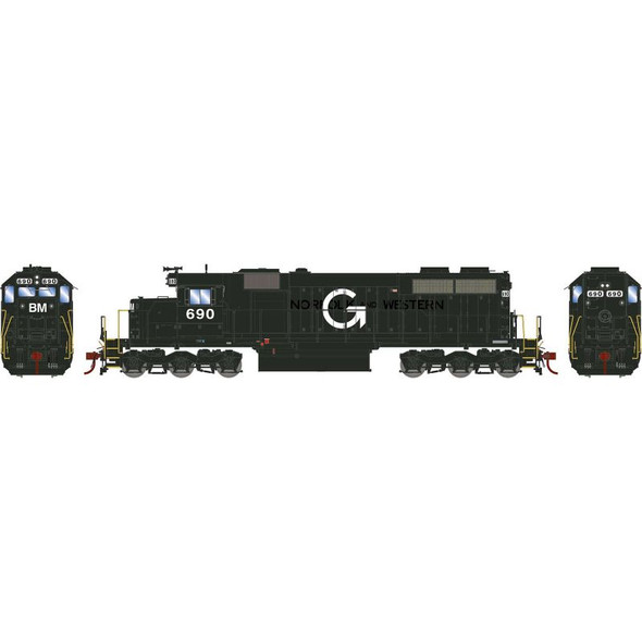 Athearn RTR 71493 - EMD SD39 Boston & Maine (BM) 690 - HO Scale