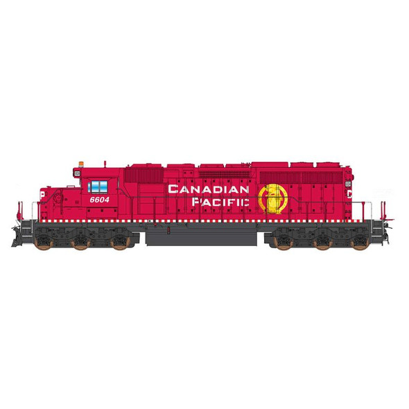 Pre-Order - InterMountain 49377(S)-1 - EMD SD40-2 w/ LokSound 5 Sound & DCC Canadian Pacific (CP) 6604 - HO Scale