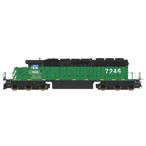 Pre-Order - InterMountain 49387(S)-2 - EMD SD40-2 w/ LokSound 5 Sound & DCC First Union Rail (FURX) 7267 - HO Scale